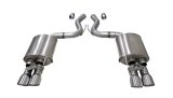 Corsa 2018-2023 Ford Mustang GT Fastback 5.0L 3in Sport Axle-Back Exhaust w/ 4in Polished Tips thumbnail 5
