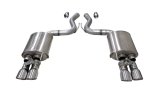 Corsa 2018-2023 Ford Mustang GT Fastback 5.0L 3in Sport Axle-Back Exhaust w/ 4in Polished Tips thumbnail 6