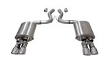 Corsa 2018-2023 Ford Mustang GT Fastback 5.0L 3in Sport Axle-Back Exhaust w/ 4in Polished Tips thumbnail 7