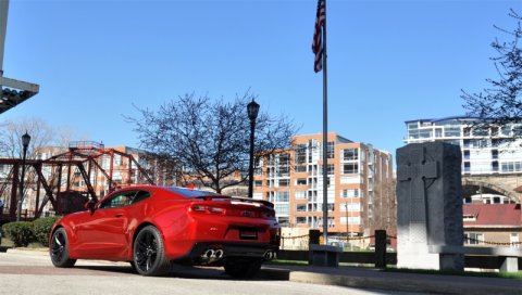 Corsa 2016-2024 Chevy Camaro SS 6.2L Xtreme+ 2.75in Cat-Back Dual Rear Exit w/ Twin 4in PolishedTips thumbnail 9