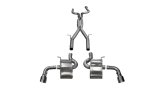 Corsa 16-18 Chevy Camaro SS 6.2L Xtreme 2.75in Cat-Back Dual Rear Exit w/ Single 4.5in Polis thumbnail 1