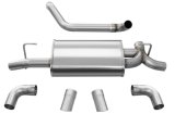 Corsa 2018-2025 Jeep Wrangler JL 2.5in Dual Rear Turn Down Exit Sport Axle-Back Exhaust thumbnail 5