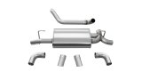 Corsa 2018-2025 Jeep Wrangler JL 2.5in Dual Rear Turn Down Exit Sport Axle-Back Exhaust thumbnail 7