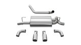 Corsa 2018-2025 Jeep Wrangler JL 2.5in Dual Rear Exit Polished Tips Sport Axle-Back Exhaust thumbnail 3