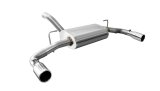 Corsa 2018-2025 Jeep Wrangler JL 2.5in Dual Rear Exit Polished Tips Touring Axle-Back Exhaust thumbnail 2