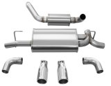 Corsa 2018-2025 Jeep Wrangler JL 2.5in Dual Rear Exit Polished Tips Touring Axle-Back Exhaust thumbnail 6