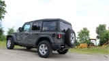 Corsa 2018-2025 Jeep Wrangler JL 2.5in Dual Rear Turn Down Exit Black Touring Axle-Back Exhaust thumbnail 5