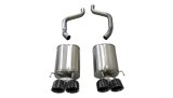 Corsa 2005-2007 Chevrolet Corvette (C6) 6.0L/6.2L Black Sport Axle-Back Exhaust w/4.5in Tips thumbnail 3