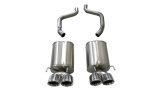 Corsa 2005-2007 Chevrolet Corvette (C6) 6.0L/6.2L Polished Xtreme Axle-Back Exhaust w/4.5in Tips thumbnail 2