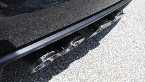Corsa 2009-2013 Chevrolet Corvette (C6) 6.2L Polished Xtreme Axle-Back Exhaust w/4.5in Tips thumbnail 5