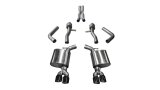 Corsa 2017-2023 Dodge Challenger 5.7L V8 Sport Cat-Back Dual Rear Exit w/3.5in Black Tips thumbnail 1