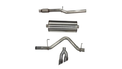 Corsa 2019-24 Chevy Silverado 5.3L Crew Cab Short Bed Sport Cat-Back Dual Rear Exit w/ Polished Tips thumbnail 1