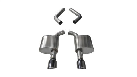 Corsa 2017-2020 Dodge Charger 6.4L/17-19 Dodge Charger 5.7L Black Sport AxleBack Exhaust w/4.5inTips thumbnail 1