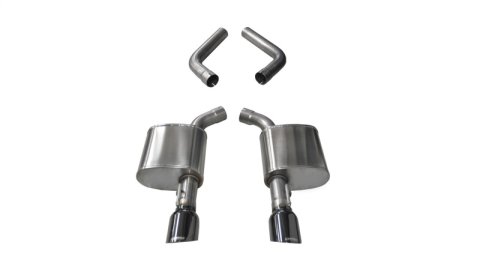 Corsa 2017-2020 Dodge Charger 6.4L/17-19 Dodge Charger 5.7L Black Sport AxleBack Exhaust w/4.5inTips thumbnail 2
