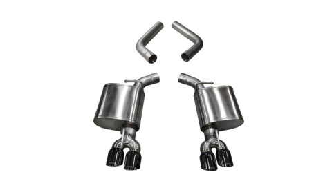 Corsa 2015-23 Dodge Challenger 6.4L/17-19 Challenger 5.7L Black Sport Axle-Back Exhaust w/3.5in Tips thumbnail 1