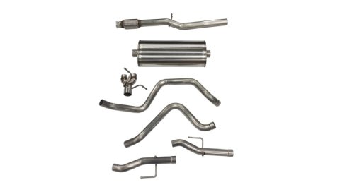 Corsa 19-23 Chevy Silverado/GMC Sierra 6.2L Crew Cab Short Bed 147.5 Cat-Back Dual Rear Exit No Tips thumbnail 2