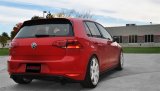 Corsa 14-16 Volkswagen GTI Mk7 Black Sport 3.0in Cat-Back Dual Rear Exit with Single Pro-Series Tips thumbnail 2