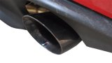 Corsa 14-16 Volkswagen GTI Mk7 Black Sport 3.0in Cat-Back Dual Rear Exit with Single Pro-Series Tips thumbnail 4