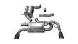 Corsa 10-14 Volkswagen GTI Mk6 Black Touring 3.0in Cat-Back Dual Rear Exit Polished Pro-Series Tips thumbnail 1