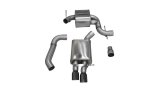 Corsa 06-10 Volkswagen GLI Mk5 Black Touring 3.0in Cat-Back Single Rear Exitn Black Pro-Series thumbnail 2
