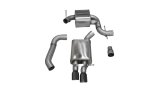 Corsa 06-10 Volkswagen GLI Mk5 Black Touring 3.0in Cat-Back Single Rear Exitn Black Pro-Series thumbnail 3