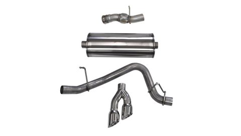 Corsa 2015-2020 GMC Yukon Denali 6.2L V8 Single Side Exit Cat-Back Exhaust w/ Polished Tips thumbnail 1