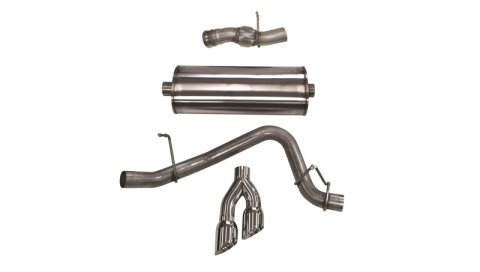 Corsa 2015-2020 GMC Yukon Denali 6.2L V8 Single Side Exit Cat-Back Exhaust w/ Polished Tips thumbnail 5