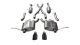 Corsa 2011-2021 Jeep Grand Cherokee Black 2.5in Dual Rear Exit Cat-Back Exhaust thumbnail 3