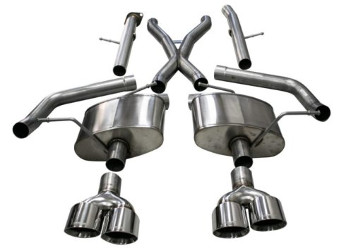 Corsa 18-21 Jeep Grand Cherokee TrackHawk 6.2L Xtreme Cat-Back Dual Rear Exit w/4.5in Polished Tips thumbnail 9