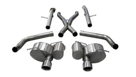 Corsa 2012-2021 Jeep Grand Cherokee SRT 2.75in Dual Rear Xtreme Cat-Back Exhaust thumbnail 2
