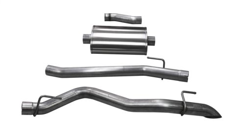 Corsa 2020-2025 Jeep Gladiator JT 3.0in Cat-Back Single Side Exit w/ Turn Down Tip thumbnail 1