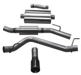 Corsa 2020-2025 Jeep Gladiator JT 3.0in Cat-Back Single Touring Side Exit w/ 4.0in Black Tip thumbnail 2
