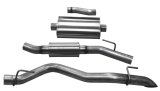 Corsa 2020-2025 Jeep Gladiator JT 3.0in Cat-Back Touring Single Side Exit w/ Turn Down Tip thumbnail 4
