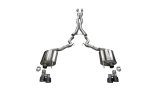 Corsa 2018-2023 Ford Mustang GT Convertible w/o Active Valves Sport Cat-Back w/ Black PVD 4in Tips thumbnail 3