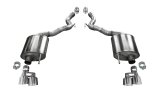 Corsa 2018-2023 Ford Mustang GT Convertible Sport Axle-Back Exhaust w/ 4in Tips thumbnail 1