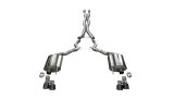 Corsa 2018-2023 Ford Mustang GT Convertible w/o Active Valves Xtreme Cat-Back w/ Black PVD 4in Tips thumbnail 2