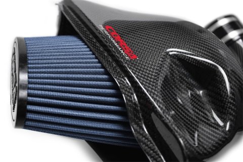 Corsa 14-19 Chevrolet Corvette C7 6.2L V8 Carbon Fiber Intake w/ MaxFlow Oil Filter Not Fit Z06/ZR1 thumbnail 6