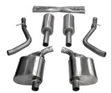 Corsa 2015-2023 Dodge Challenger 3.6L 2.5in Cat-Back Dual Rear Exit (re-uses stock exhaust bezel) thumbnail 2