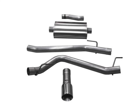 Corsa 2020-2025 Jeep Gladiator JT 3.6L Single Side Exit Cat-Back Exhaust w/ Single 4in Polished Tip thumbnail 4