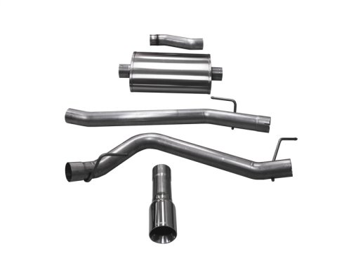 Corsa 2020-2025 Jeep Gladiator JT 3.6L Single Side Exit Cat-Back Exhaust w/ Single 4in Polished Tip thumbnail 5