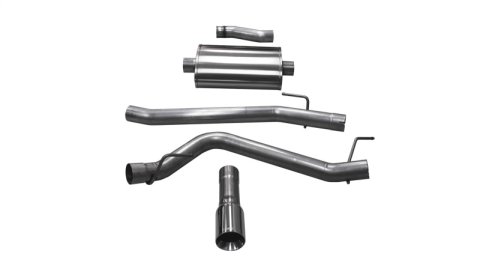 Corsa 2020-2025 Jeep Gladiator JT 3.6L Single Side Exit Cat-Back Exhaust w/ Single 4in Polished Tip thumbnail 6