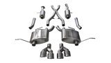 Corsa 2014-2021 Jeep Grand Cherokee 3.6L V6 Polished Sport Cat-Back Exhaust thumbnail 4