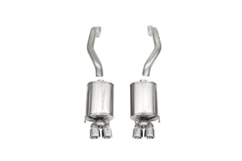 Corsa 2009-2013 Chevrolet Corvette C6 6.2L V8 Polished Sport Axle-Back Exhaust thumbnail 2