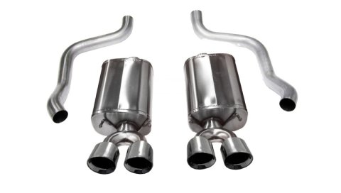 Corsa 2009-2013 Chevrolet Corvette C6 6.2L V8 Polished Sport Axle-Back Exhaust thumbnail 3