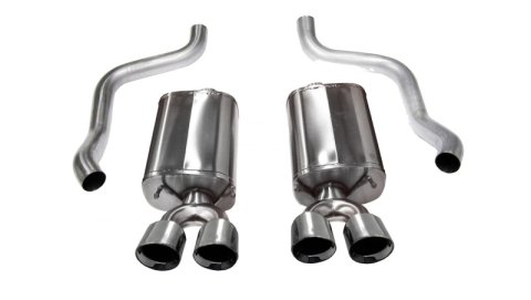 Corsa 2009-2013 Chevrolet Corvette C6 6.2L V8 Polished Sport Axle-Back Exhaust thumbnail 4