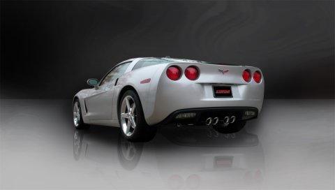 Corsa 2009-2013 Chevrolet Corvette C6 6.2L V8 Polished Sport Axle-Back Exhaust thumbnail 6