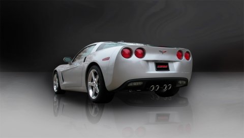 Corsa 2009-2013 Chevrolet Corvette C6 6.2L V8 Polished Sport Axle-Back Exhaust thumbnail 7