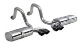 Corsa 1997-2004 Chevrolet Corvette C5 Z06 5.7L V8 Black Sport Axle-Back Exhaust thumbnail 1
