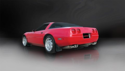 Corsa 1992-1995 Chevrolet Corvette C4 5.7L V8 LT1 Sport Cat-Back Exhaust w/ Twin 3.5in Polished Tips thumbnail 5
