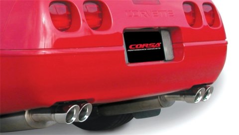 Corsa 1992-1995 Chevrolet Corvette C4 5.7L V8 LT1 Sport Cat-Back Exhaust w/ Twin 3.5in Polished Tips thumbnail 8